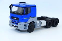 New 1/43 scale KAMAZ 65206 Tractor USSR Truck Diecast+Plastic Alloy simulation model for collection gift