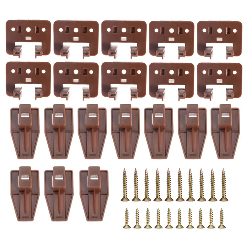 Guida per binario scorrevole per cassetti da 10 pezzi per cassetto con montaggio centrale per cassettiere e per sistemi di cassetti 1 comodino