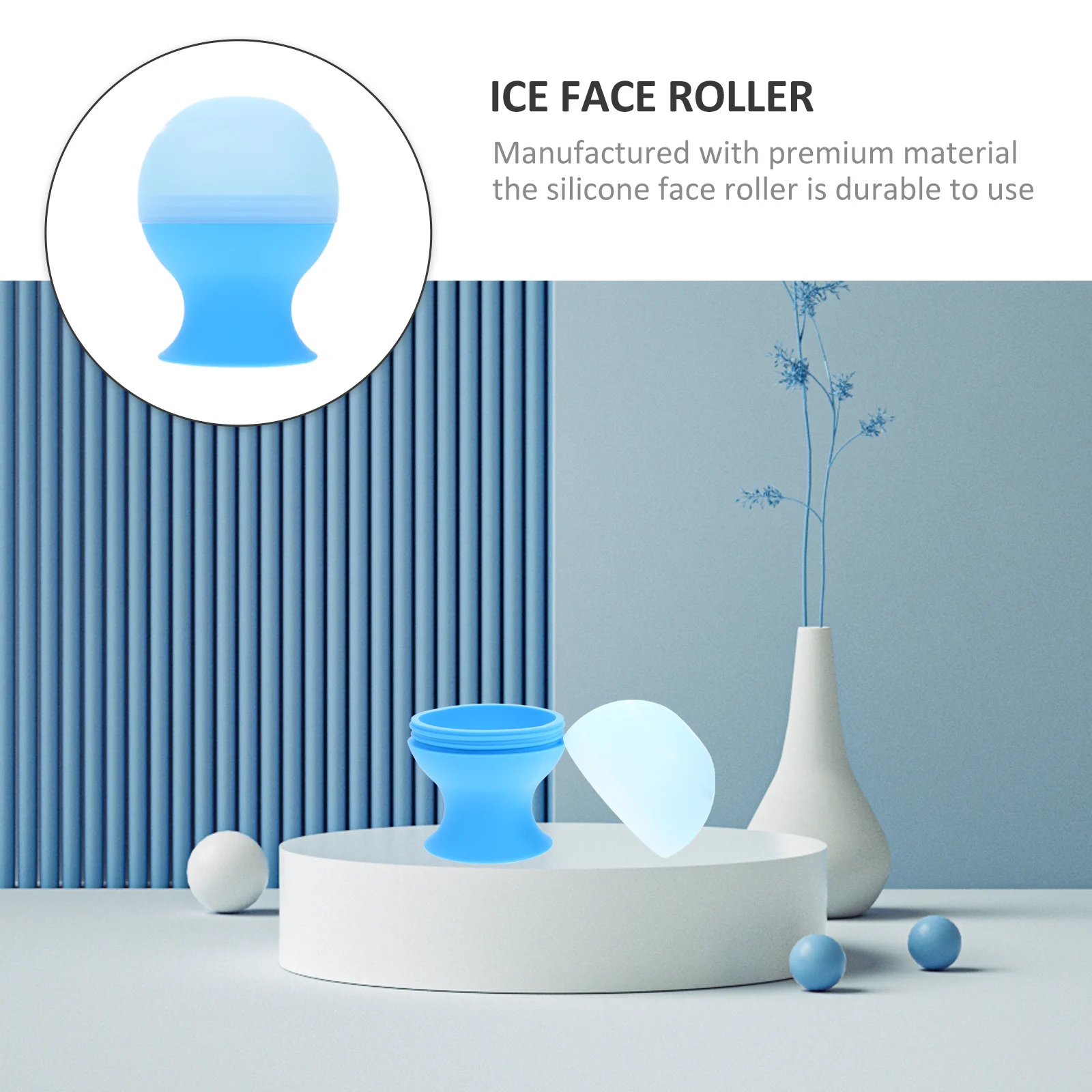 Eis Gesichts Roller Silikon Gesicht Eis Massager Wiederverwendbare Hautpflege Werkzeug Für Frauen Gesicht Auge Rötung Relief Schwellungen Reduzierung