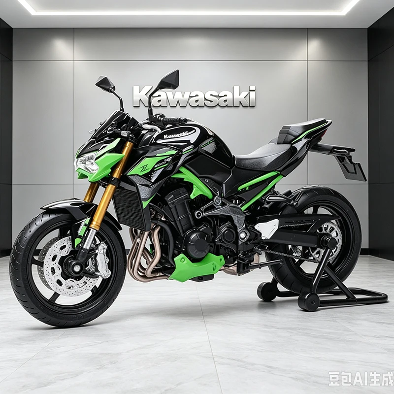 WELLY 1/12 Kawasaki Z900SE 2024 Motorcycle Model Toy Vehicle Collection Autobike Shork-Absorber Off Road Autocycle Toys Car