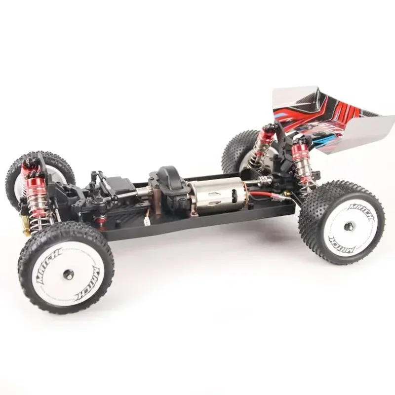 Aggiorna le parti di aggiornamento del telaio in fibra di carbonio per Wltoys 104001 1:10 4WD Drive Off-road Radio Control remote control car