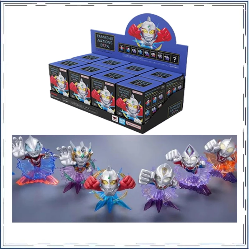 

Ultraman Q-версия Advance To Galactic End No.2 Series Blind Box Коллекция Орнамент Коллекционная игрушка Фигурка Модель игрушки