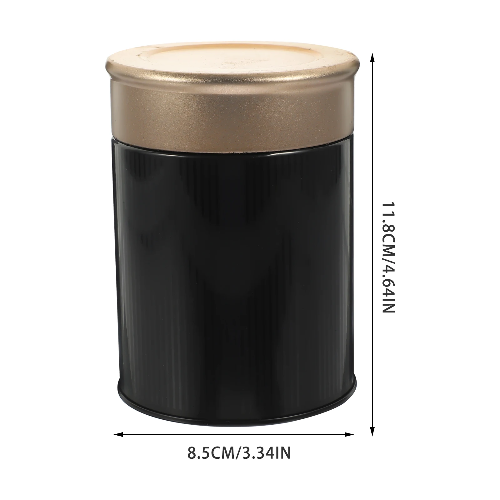 

6pcs Seal Canisters Metal Tin Containers For Loose Coffee Snacks Storage With Lid Tea Bag Organizer Metal Storage Jars