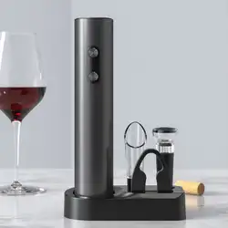 Set apribottiglie elettrico per vino apribottiglie elettrico automatico per birra apribottiglie per birra ricaricabili USB cavatappi Wine Bee