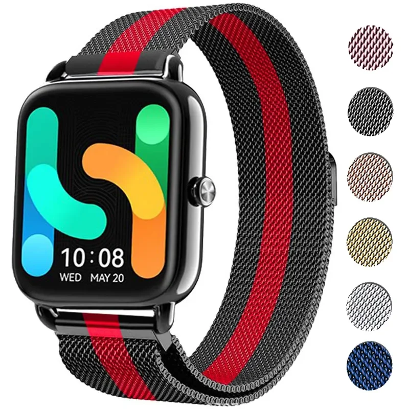 2024 Fashion Milan strap for Xiaomi Hailu GST RT2 smart watch magnetic band Hailu RS4 Plus RT2 LS10/LS02/RT/ ls05 /RS3 Correa