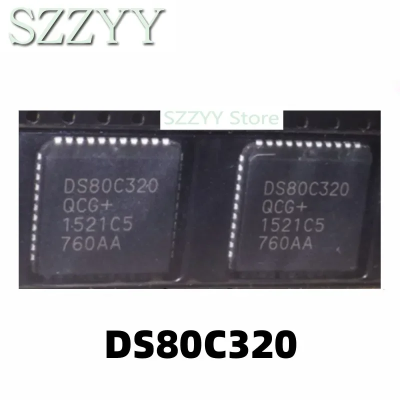 5PCS DS80C320QCG DS80C320 Microprocessor Chip Chip PLCC-44