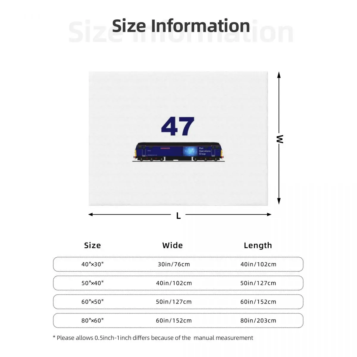 class 47 locomotive Throw Blanket Shaggy Decoratives Plush Blankets For Bed Blankets