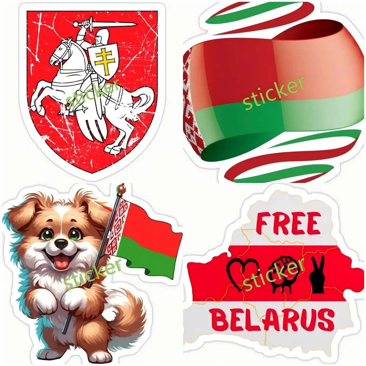

Belarus flag sticker Car Accessories Stickers Windows RV Motorcycle Caravan Decal Graffiti Decor
