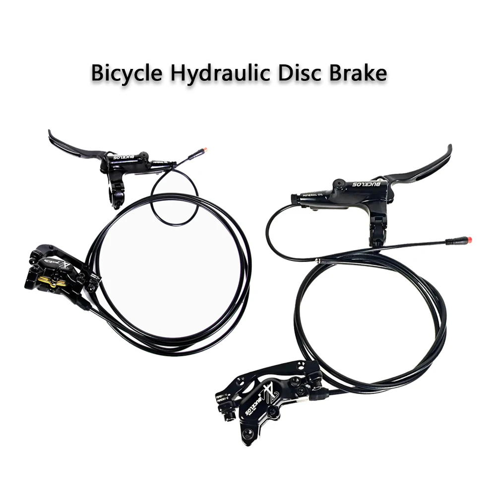 

Bicycle Hydraulic Disc Brake 4-Piston Design Larger Brake Pads 23.5mm Width Bike Brakes For Electric Bicycles Cycling Parts