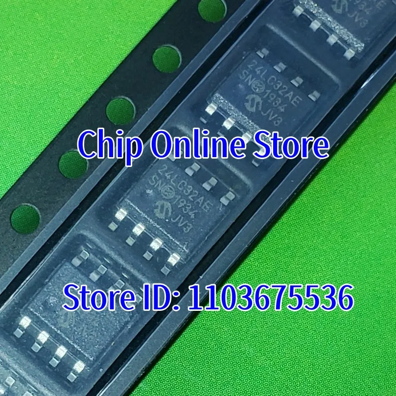 5~100pcs  24LC32A-E/SN  24LC32AT-E/SN  24LC32A  SOP8  New Original