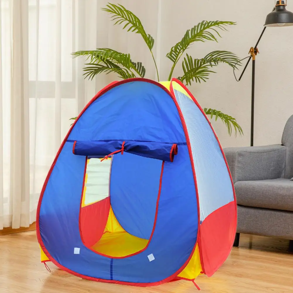 Soft Material Playhouse Kids Play Tent Foldable Kids Castle Play Tent Toy for Girls Boys Indoor Outdoor Fun Gift with for Ages