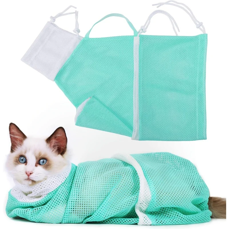 Cat washing bag, cat bathing tool, cat and dog fixing bag, shower bag, nail cutting, beauty and medication feeding