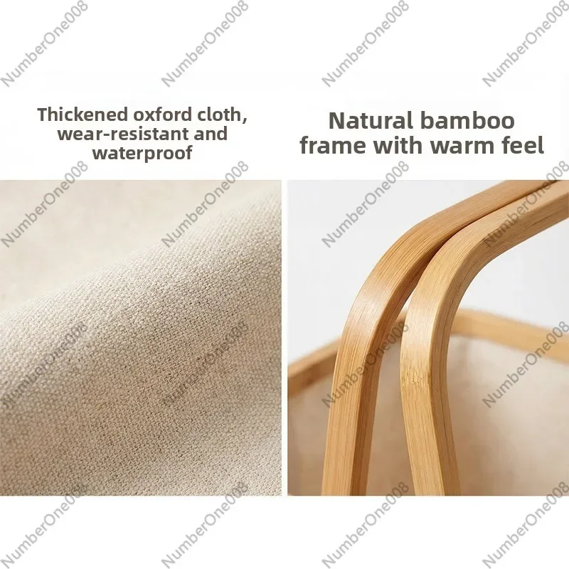 Kép 4: Foldable Ablakszövet tárolására basket， kemping Batyubál basket， Mosoda hamper， ruhák Gyermek- Szervező Loggia