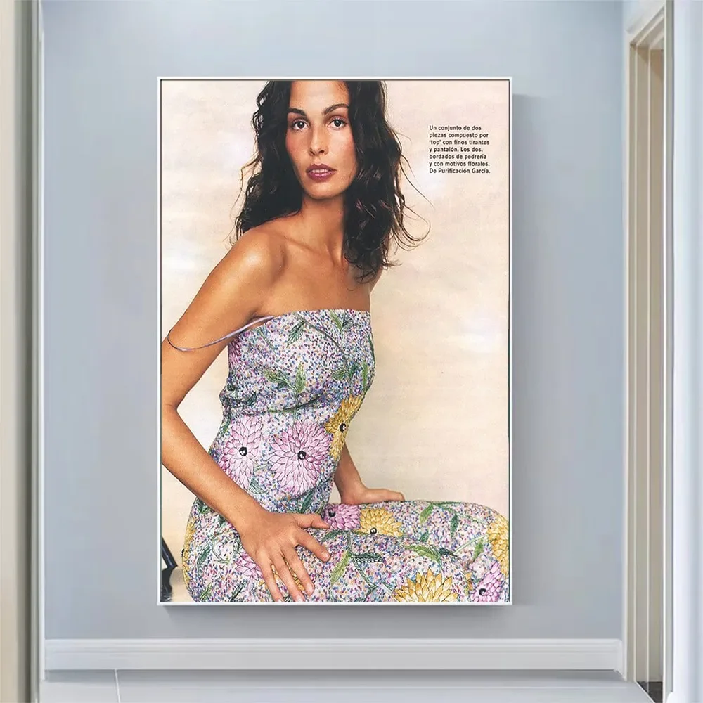 Silk Cloth Wall Poster Inés Sastre 2 Sexy Model Star Art Home Decoration Gift