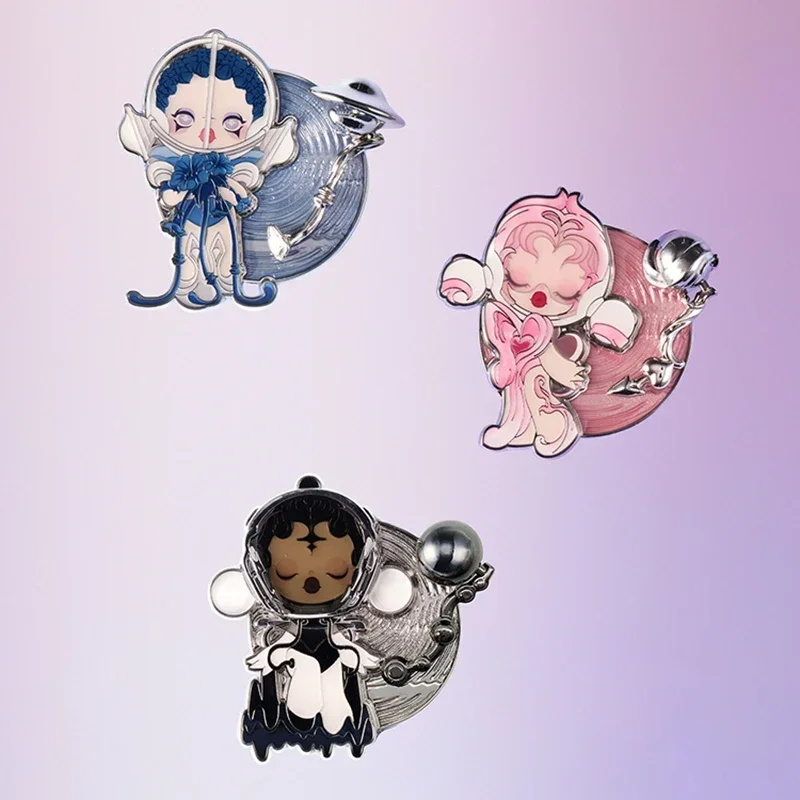 POPMART SKULLPANDA Sound Series Refrigerator Sticker Mystery Box Anime Original Figure Collection Model Ornaments Doll Toys