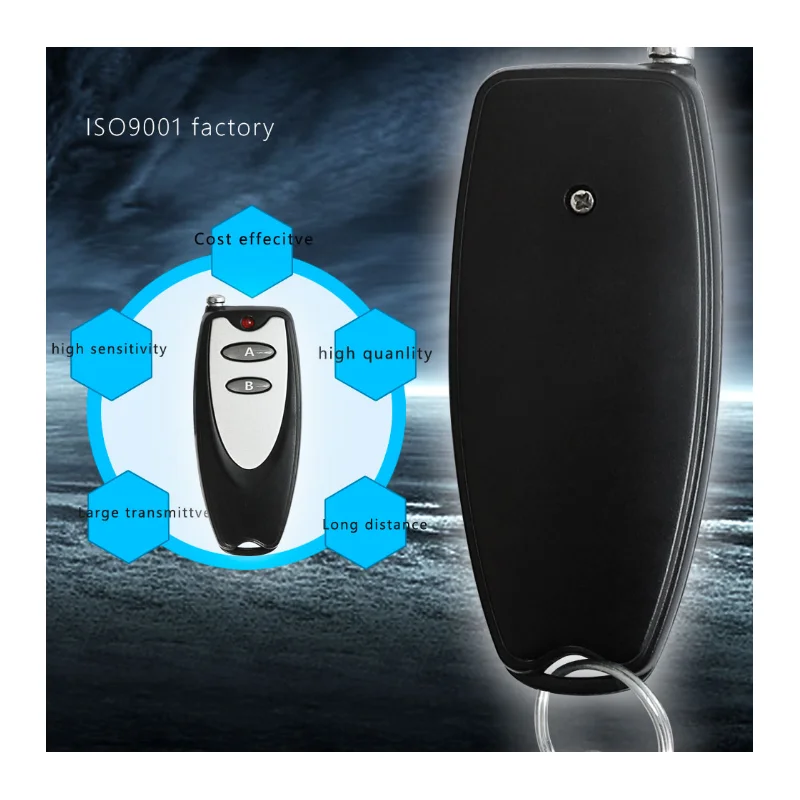 1/2/3/4 botões de controle remoto sem fio código aprendizagem para o obturador do rolo da garagem e outra porta eletrônica