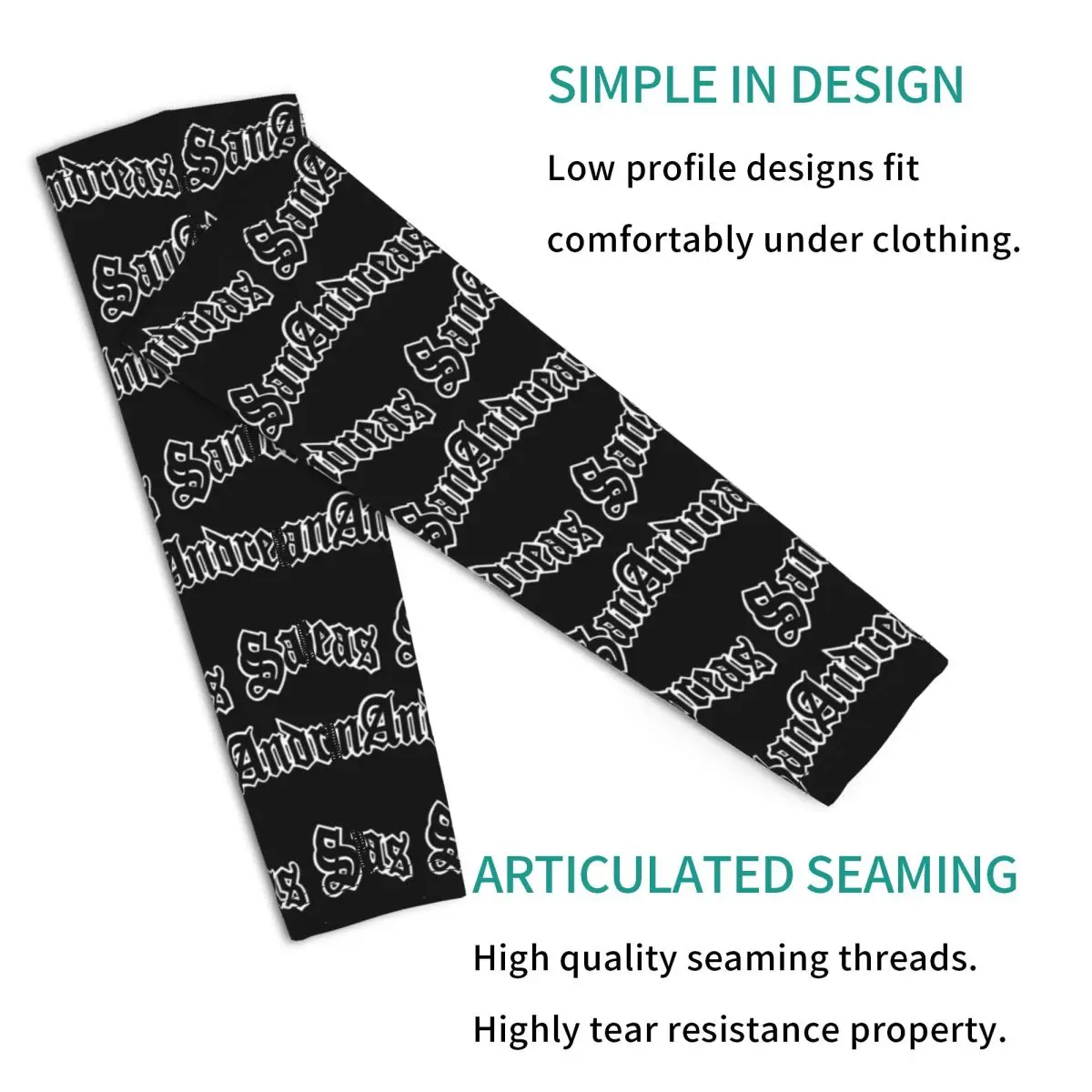 Sherm Head GTA San Andreas Logo Outdoor Armstulpen Sonne UV-Schutz Abdeckung Sommer Radfahren Tattoo Ärmel