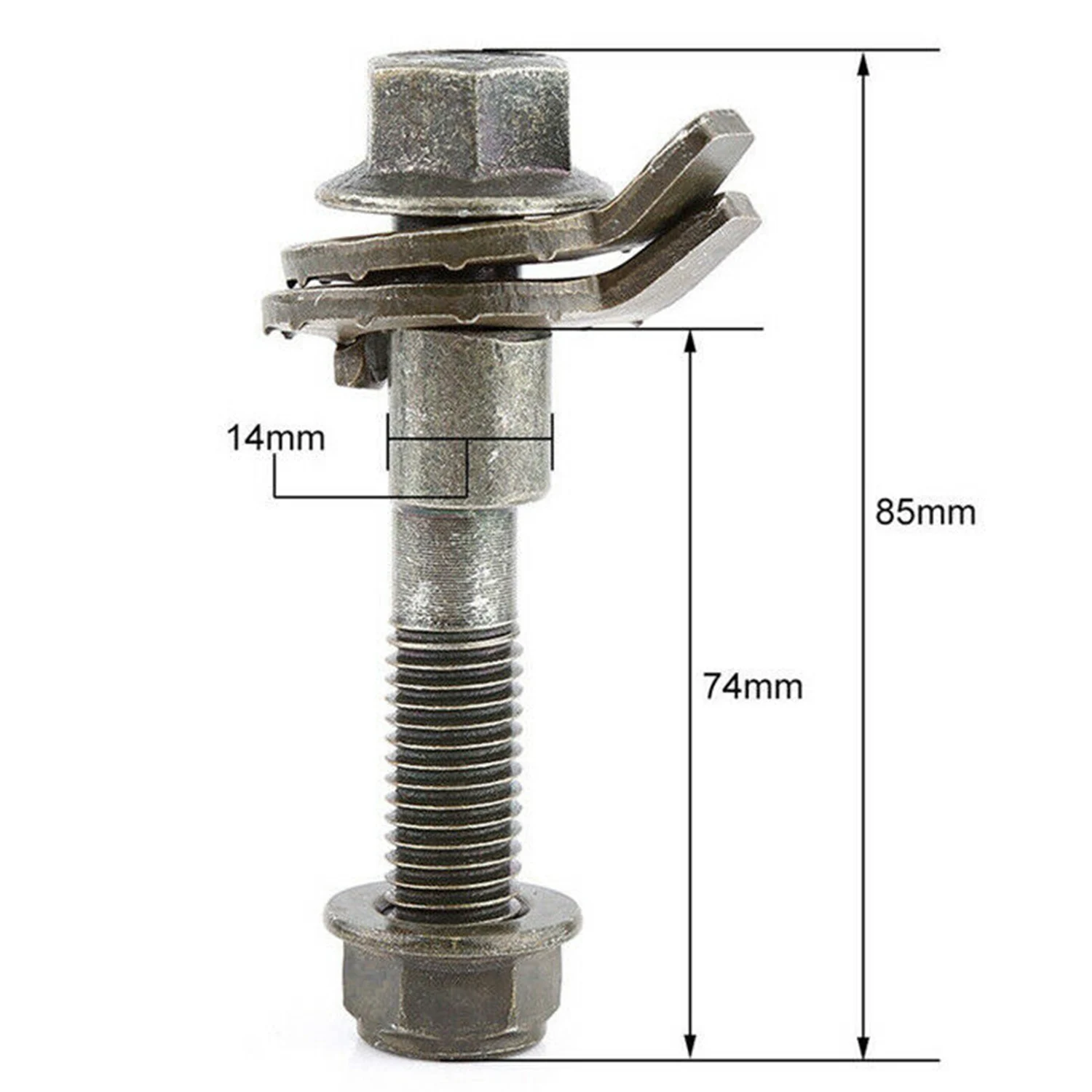 4 sztuki 14Mm stalowe cztery koła samochodowe regulowane śruby pochylenia 10.9