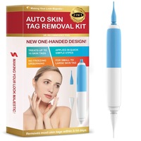 2 In1 Painless Auto Skin Tag Mole Wart Removal Kit Cleaning Tools Face Skin Care Body Wart Dot Treatments Remover Beauty Health