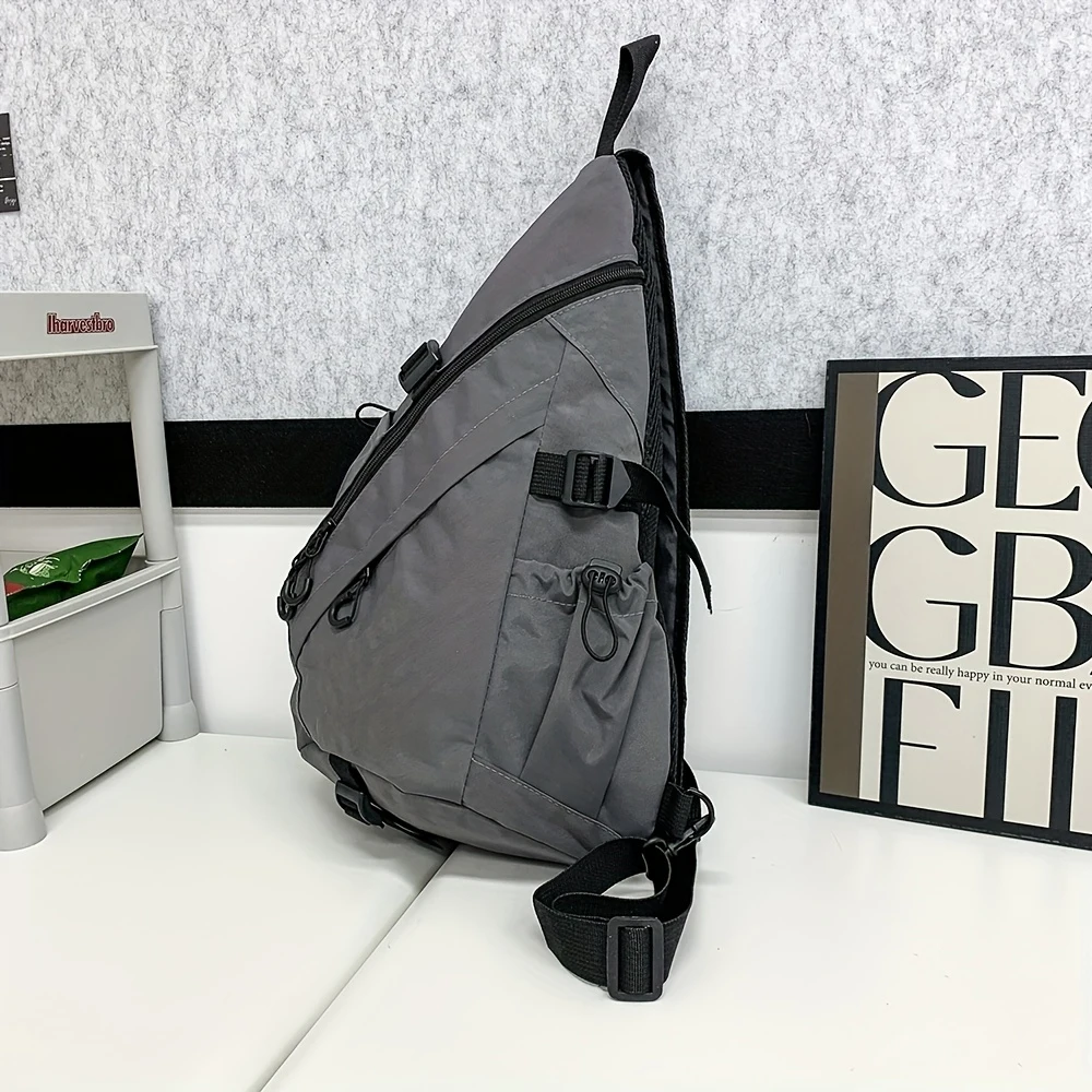 Brusttasche mit großem Fassungsvermögen, Sport-Umhängetasche, Fahrradtasche, Arbeitstasche, neue funktionelle und vielseitige Umhängetasche – Detail 5