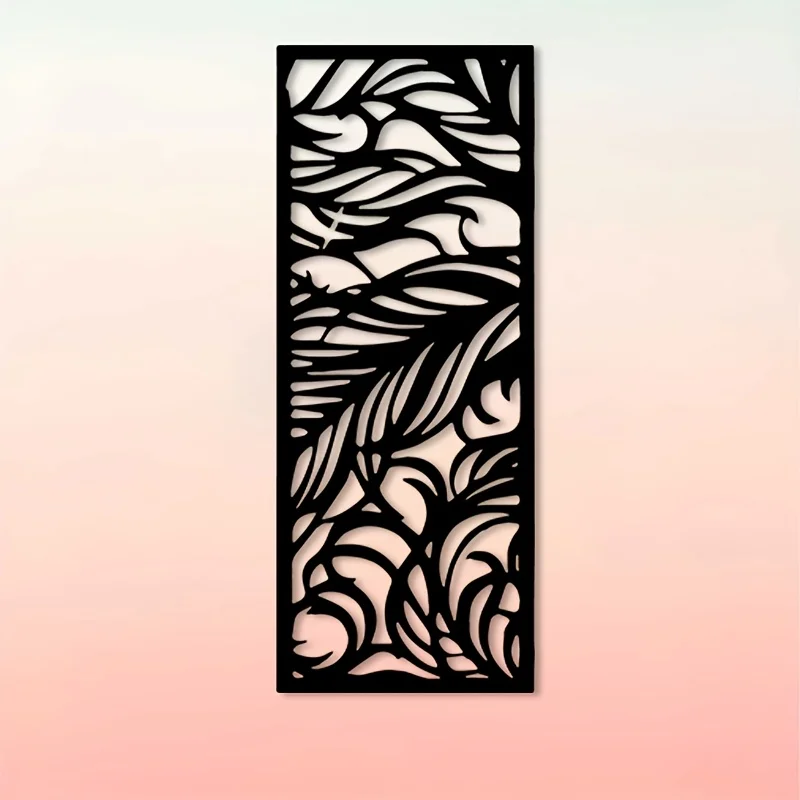 CIFBUY Boho Exquisite Leaf Iron Craft Sculpture Indoor Outdoor Home Garden Yard Decor Sign Plaque