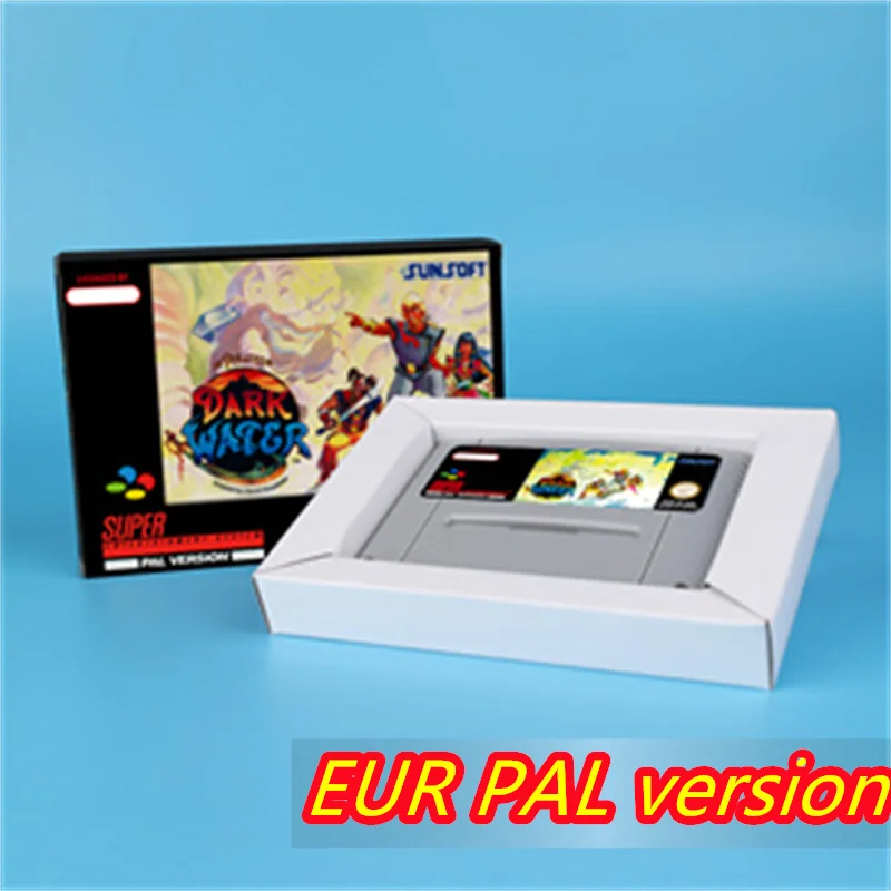 for The Pirates of Dark Water 16bit game card for EUR PAL version SNES video game console