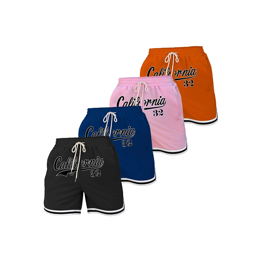 

Лидер продаж, быстросохнущие бейсбольные шорты с 32-принтом American Chicago, повседневные пляжные шорты для фитнеса, модные спортивные тренировочные баскетбольные штаны