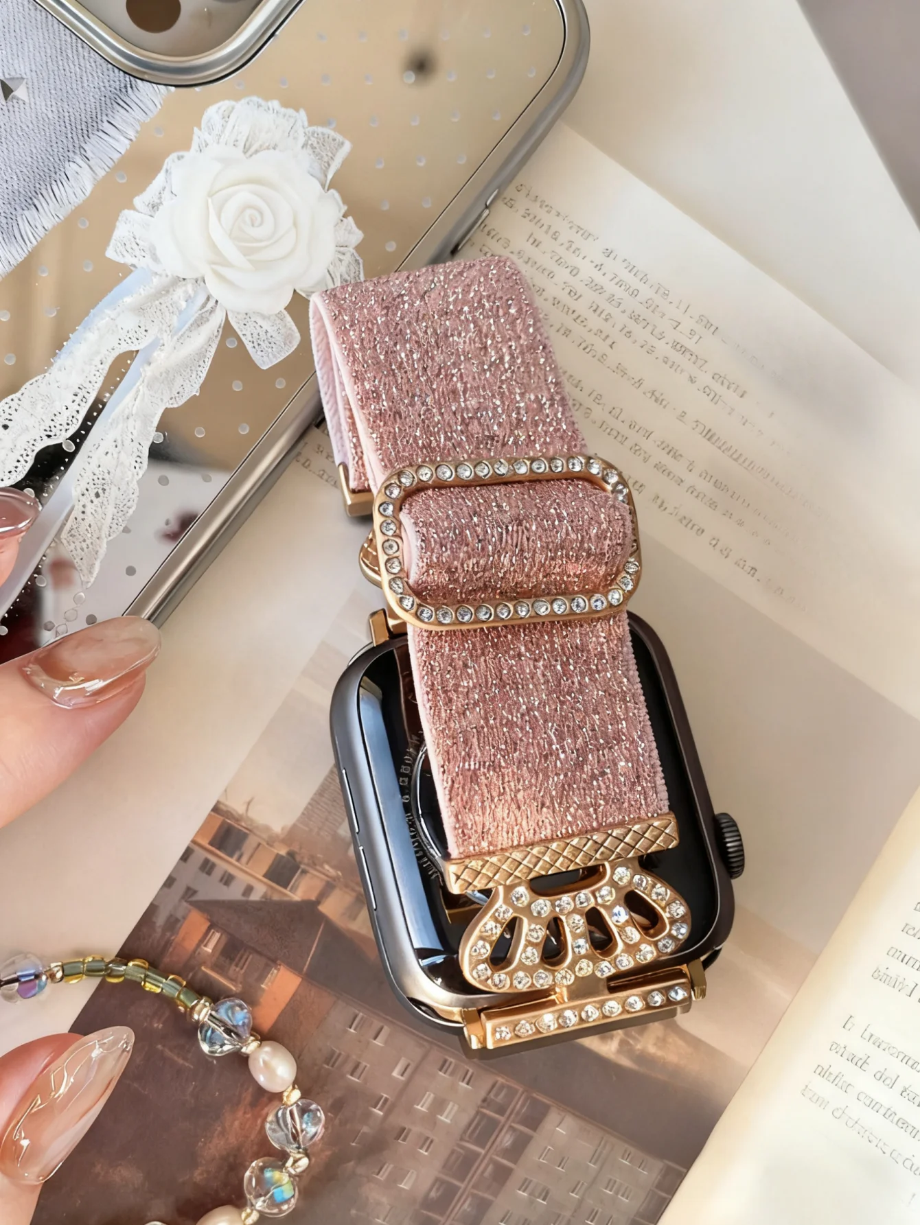 لينة النايلون مشبك حزام ساعة اليد ل سوار ساعة يد أبل الترا 46 44 45 40 مللي متر 42 مللي متر ل iWatch سلسلة 11 10 9 8 7 6 5 4 SE 3 فتاة النساء