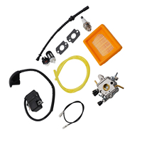 Grass Trimmer Accessories Carburetor Air Filter Fuel Hose Gasket Ignition Coil Kit For FS120 FS200 FS250 FS350 Brushcutter