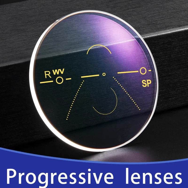 progresive multifocal glasses prescription lenses  1.56/1.61/1.67/1.74 lentes progresivos diopter  astigmatism Photochromic