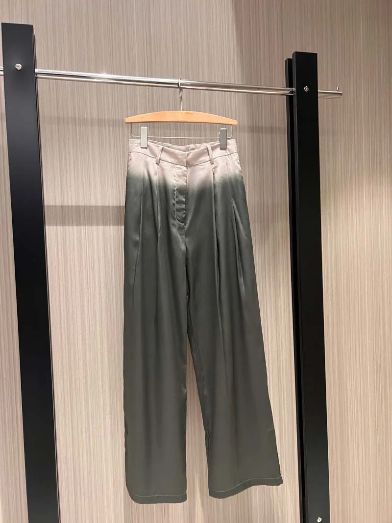 

Casual style women's trousers, fashionable, youthful, age reducing, comfortable, loose, slimming, gradient wide leg pants