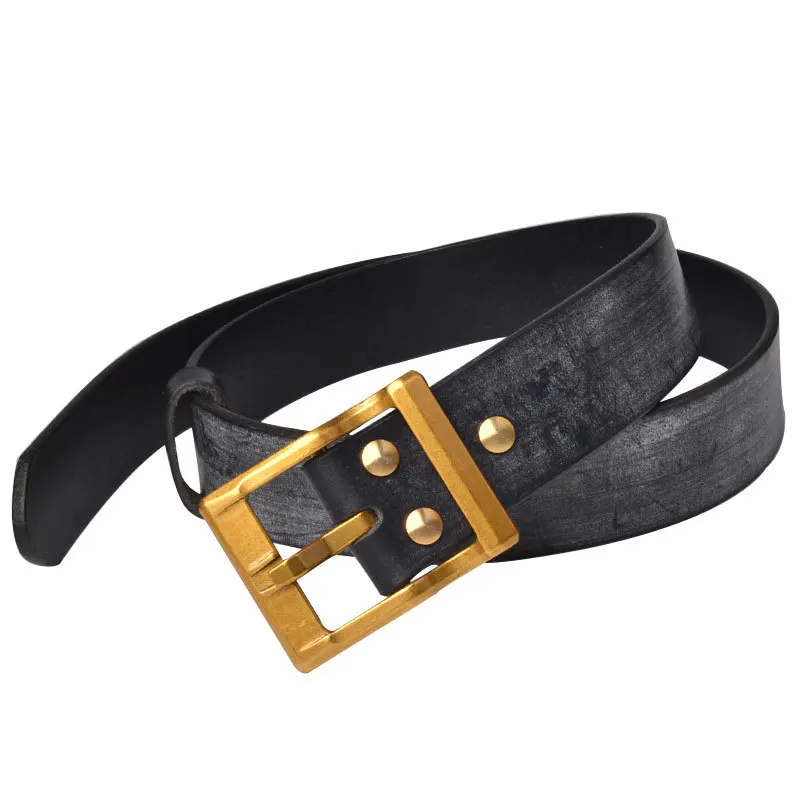 

Horsehide Leather Belt – 6th Gen Vegetable Tanned, Brass Buckle, Full Grain Leather 3.8cm Width