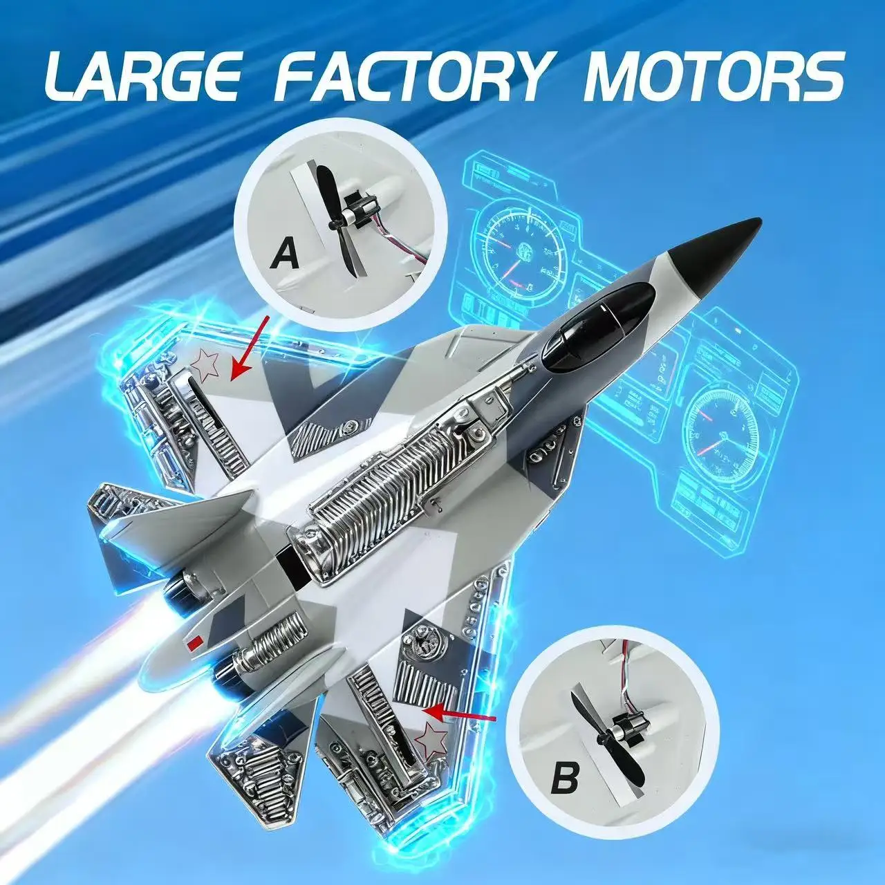 

FX657 RC Foam Fighter Jet - Durable, Impact-Resistant 2.4G Remote Control Aircraft for Kids and Beginners