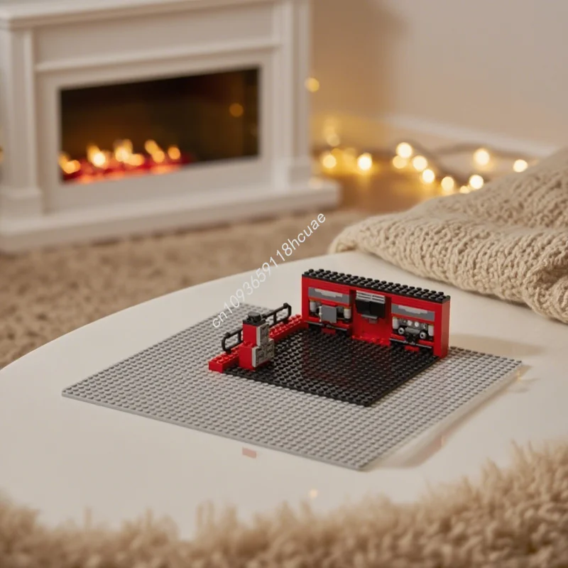 

172 шт. MOC Space M Tron ремонтная станция часть 2 4 модель игрушки Рождественский подарок Строительные блоки Идея строительства Образовательный кирпич