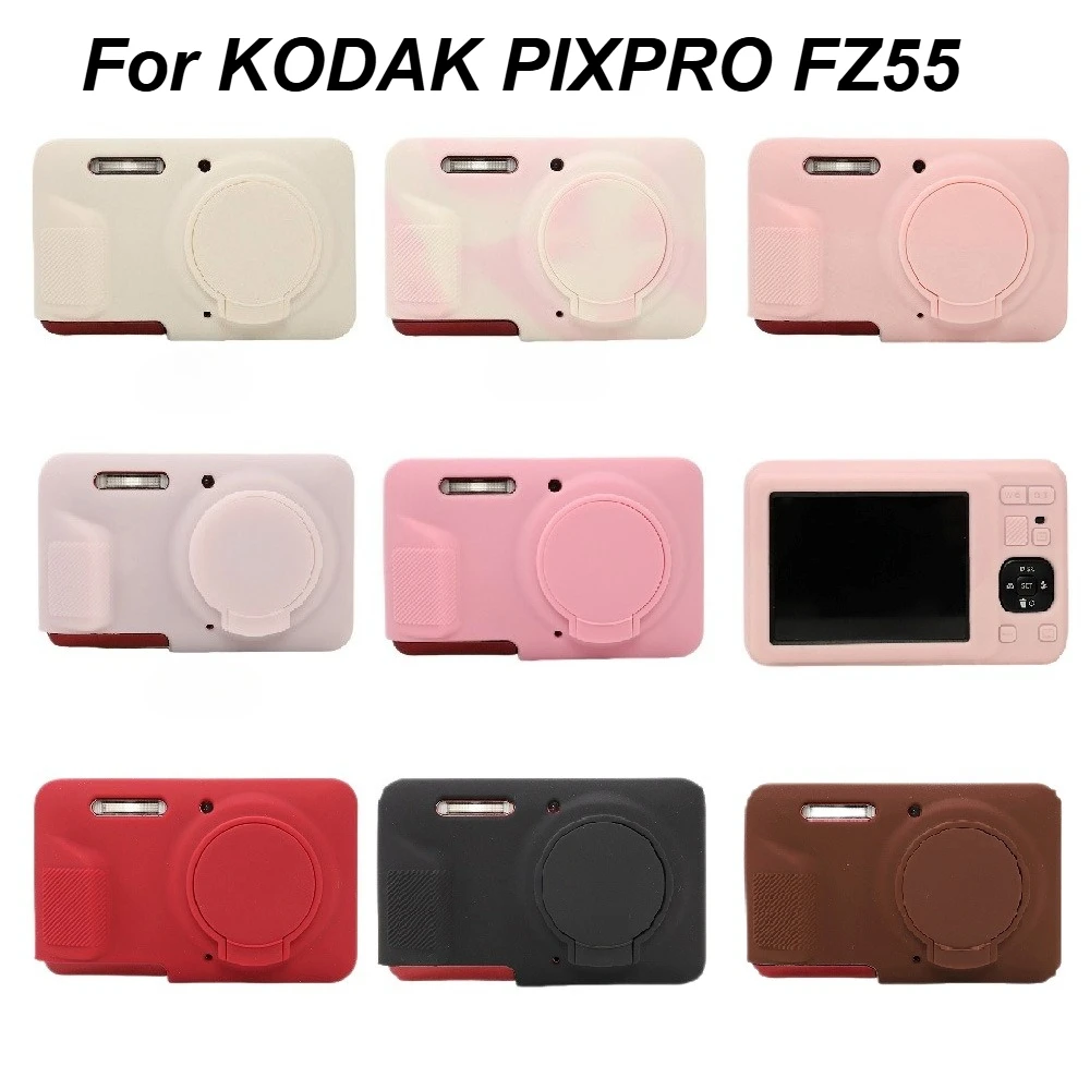 Weiche Silikon-Schutzhülle für Kodak Pixpro FZ55 Digitalkamera-Abdeckung, leichte Hülle, Kamerazubehör