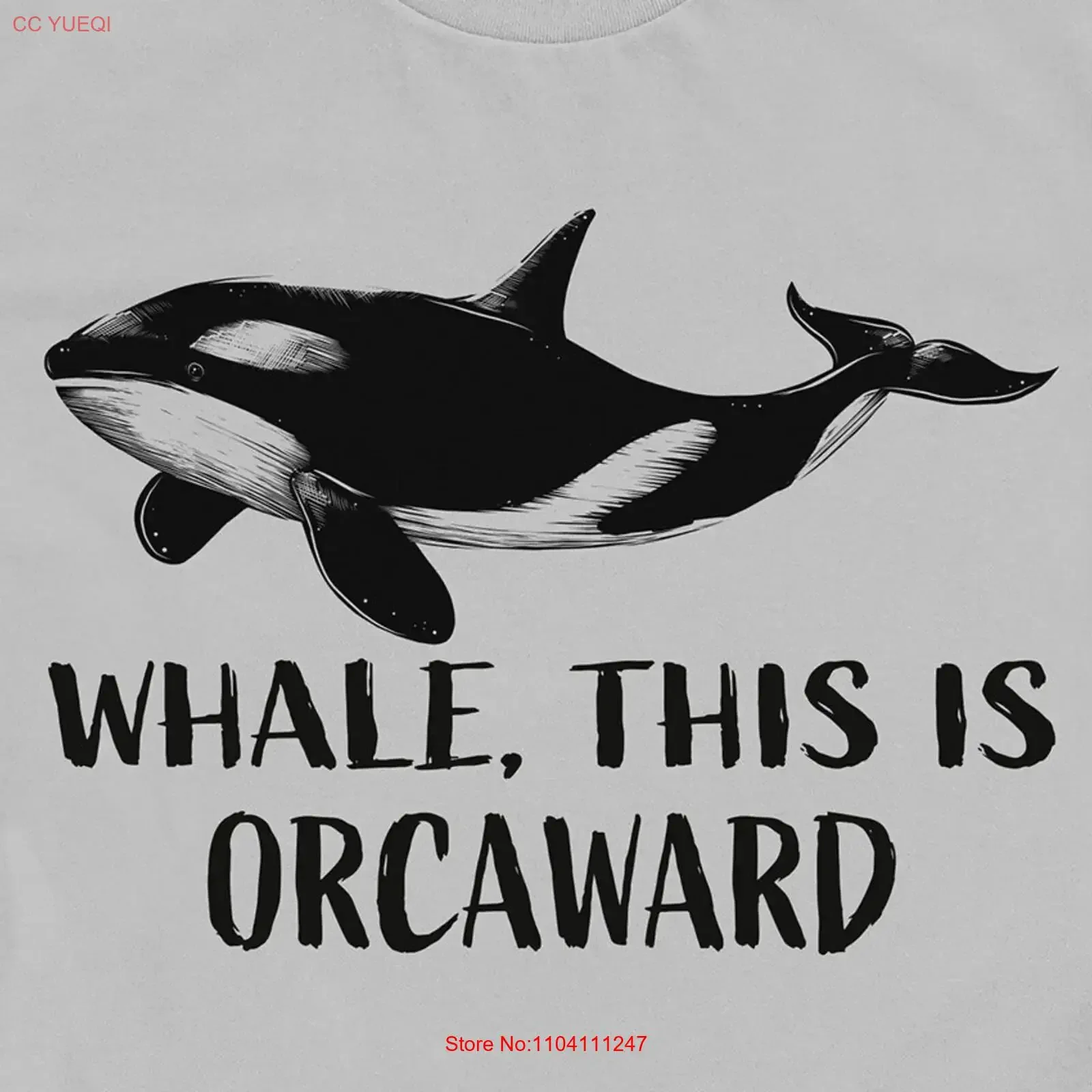Футболка Whale This Is Orcaward Orca Lover Killer Funny Beach винтажный стираный эластичный мягкий топ для повседневной носки слегка