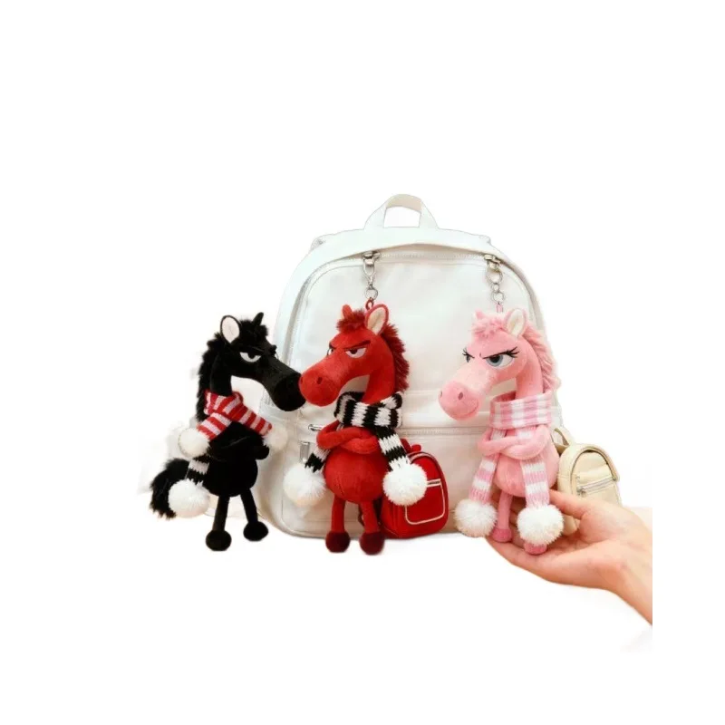 2026 Nowa Seria Dark Horse Fajny Pluszowy Wisiorek Zodiakalny – Akcesorium do Torby i Brelok