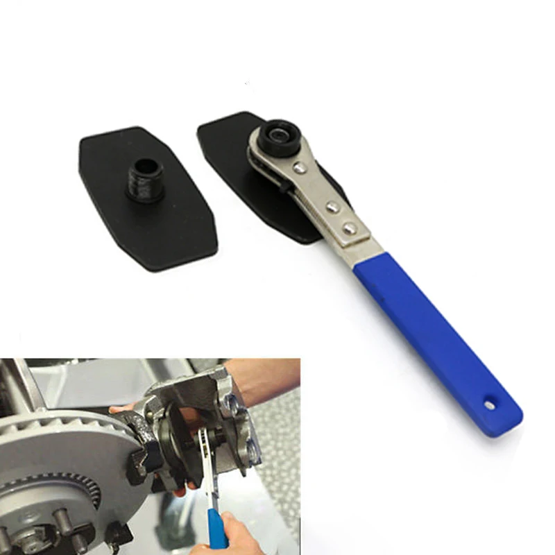 Car Ratchet Brake Piston Caliper Expander Tool Disc Brake Slave Cylinder Adjuster Automotive Piston Compression Tool Brake Tool