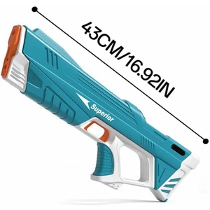 Juguetes de pistola de agua eléctrica automática completa 43cm Niños portátiles para adultos Playa de verano de verano Faty Fantasy Toys para niños Juego de niños 12 Mejor pistola de aves de ventas - №5