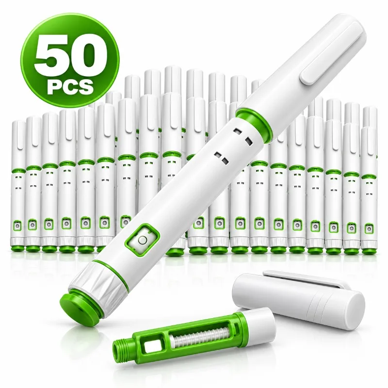 10/20/30/50PCS Magic Pen 10mg Insulin Injection Pen Disposable Portable  Adjustable Pen Injector Accurate Scale Dose Control
