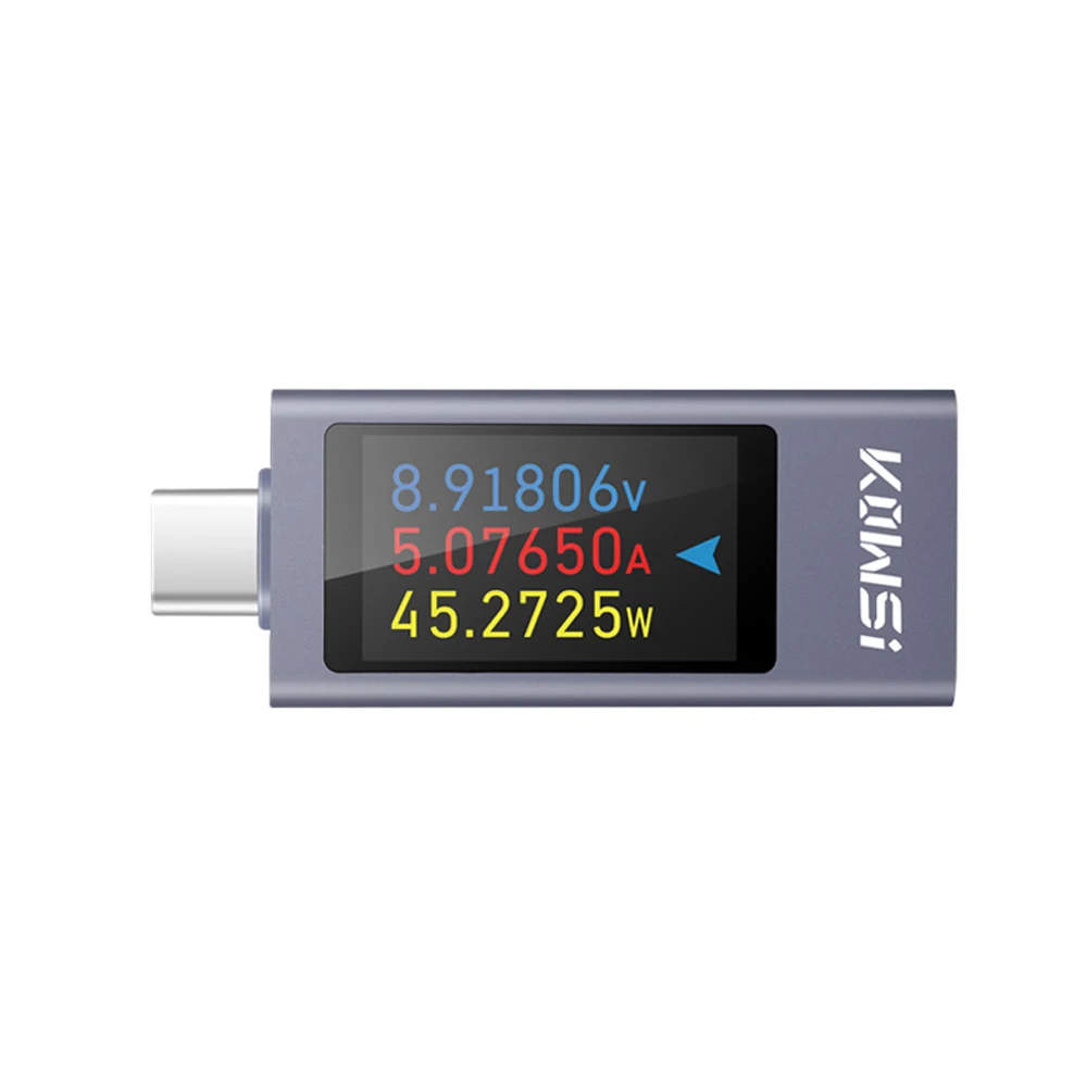 Mini Type-C Digital Display DC Voltage Ammeter Power Meter D