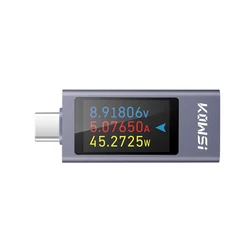 Mini Type-C Digital Display DC Voltage Ammeter Power Meter DC 4-30V Charger Capacity Tester