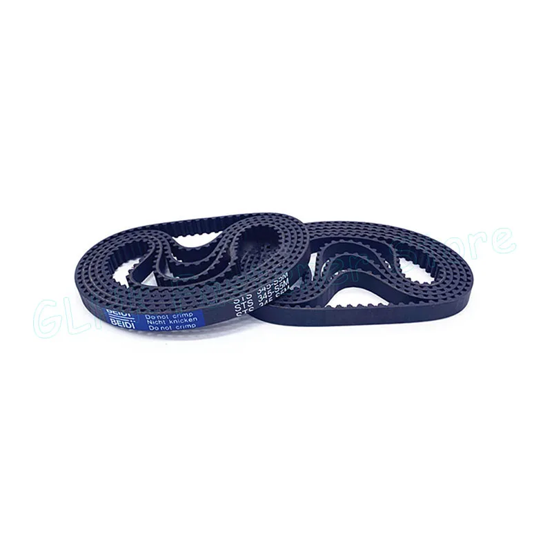 Pitch 5mm Drive Belts S5M Rubber Closed Loop Timing Belt Width 10/15/20/25/30mm Length 1025 1050 1100 1115 to 4000mm