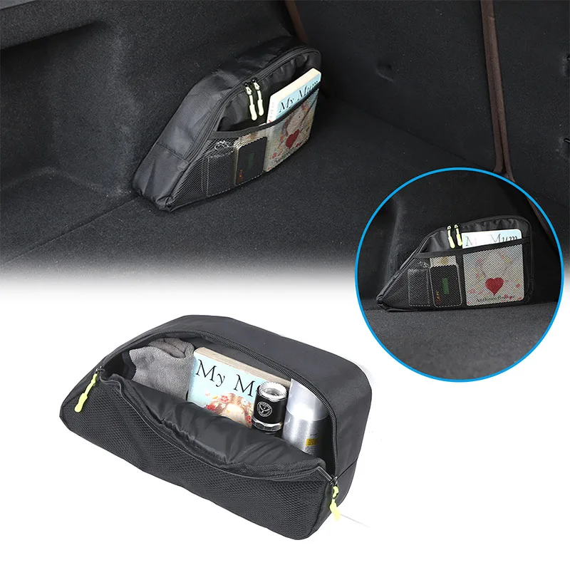 

For BMW X1 iX1 U11 2023-2024 Oxford Cloth Black Car Trunk Storage Bag Multifunctional Organizer Toolkit Car Accessories