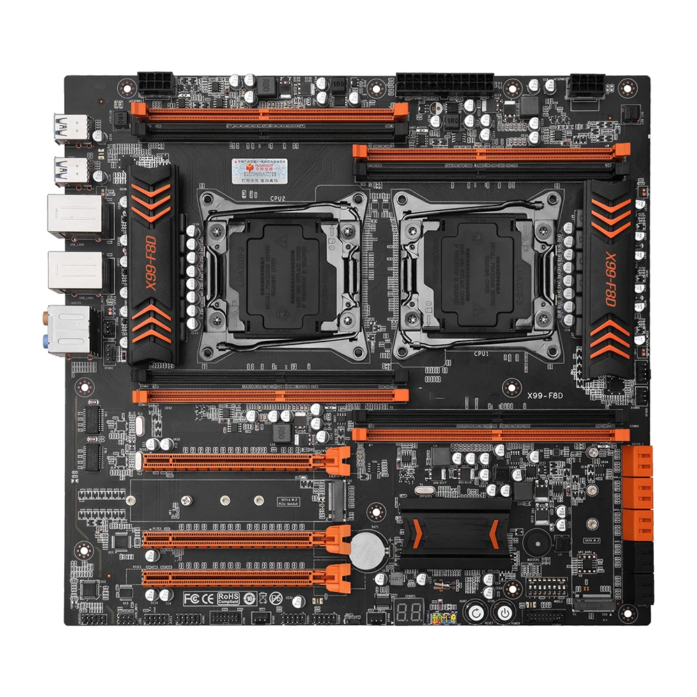 X99 F8D For HUANANZHI Motherboard Dual CPU X99 Intel LGA 2011-3 E5 V3 DDR4
