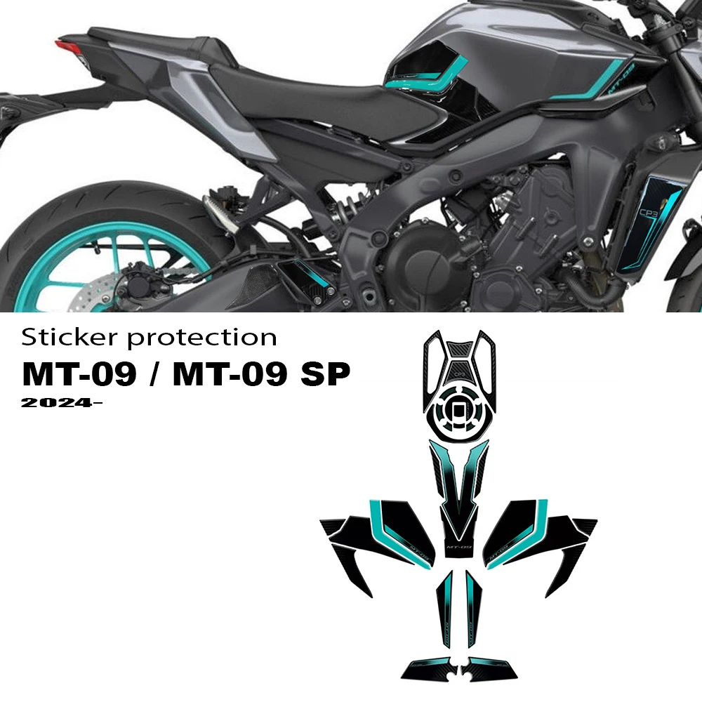 

For MT-09 SP MT09 2024 2025 3D Epoxy Resin Sticker Protection Kit Motorcycle Accessories