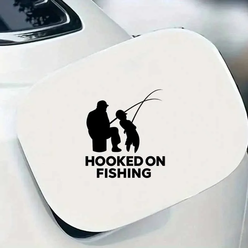 

Family Fishing Waterproof Vinyl Sticker Decal Scratch Cover For Car Body Window Door Trunk Motorcycle DIY Exterior Styling Decal