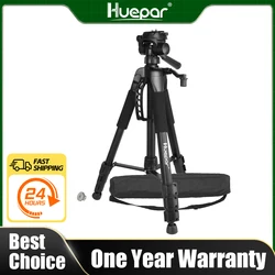 Huepar TPD14A 1.46M Adjustable Laser Level Tripod Adjustable Height Bracket For Self leveling with 1/4' Adapter 3 Ways Swivel