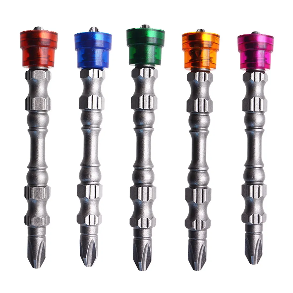 

5Pcs 65Mm Magnetic Ph2 Screwdriver Bits High Drill Tips for Electric Hand Air Drills Long Driver Bits