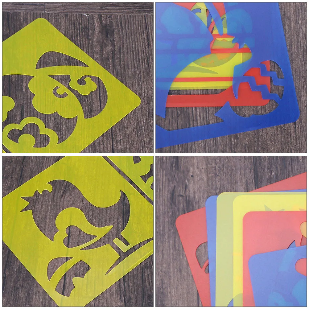 12 stuks kerst schilderij stencil holle sjablonen DIY tekening kunstbenodigdheden kerstversiering sjabloon kerst schildersjablonen